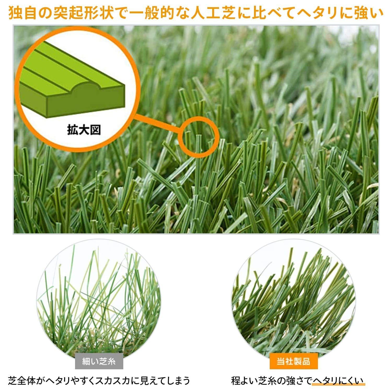新着商品 バルコニー ベランダ 屋上 耐候級最上位5級 テラス U字固定ピン24本入り 水よけ 芝丈35mm マンション 1m×10m ペット ロール 雑草 リアル人工芝 PP8A-35110 ガーデンマスター Gardenmaster MARWIL-DEMENAGEMENTS_CH