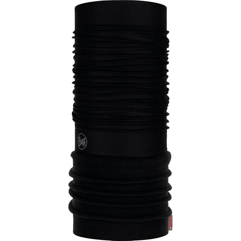 [バフ] ネックウエア Polar 4wayストレッチ 湿気発散断熱機能 SOLID BLACK F