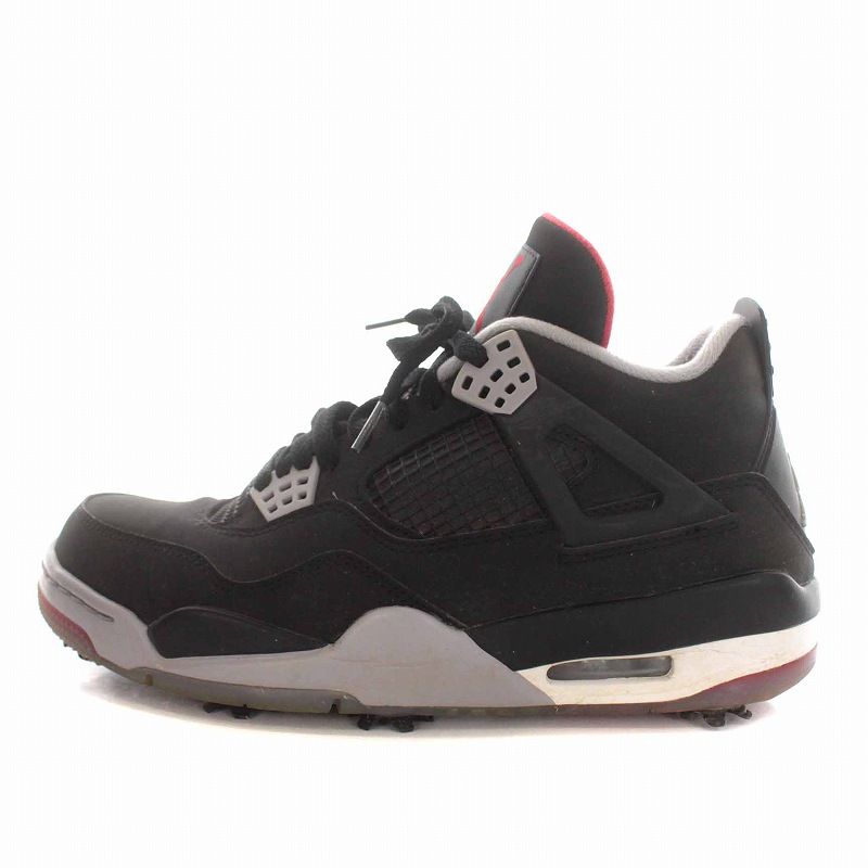 ナイキ NIKE Air Jordan 4 Golf Bred エアジョーダン4 ゴルフ ブレッド ...