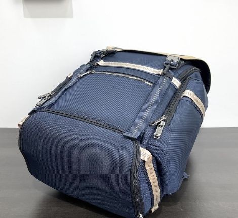 TUMI「エクスペディション」バックパック ネイビーブルー232719 - メルカリ