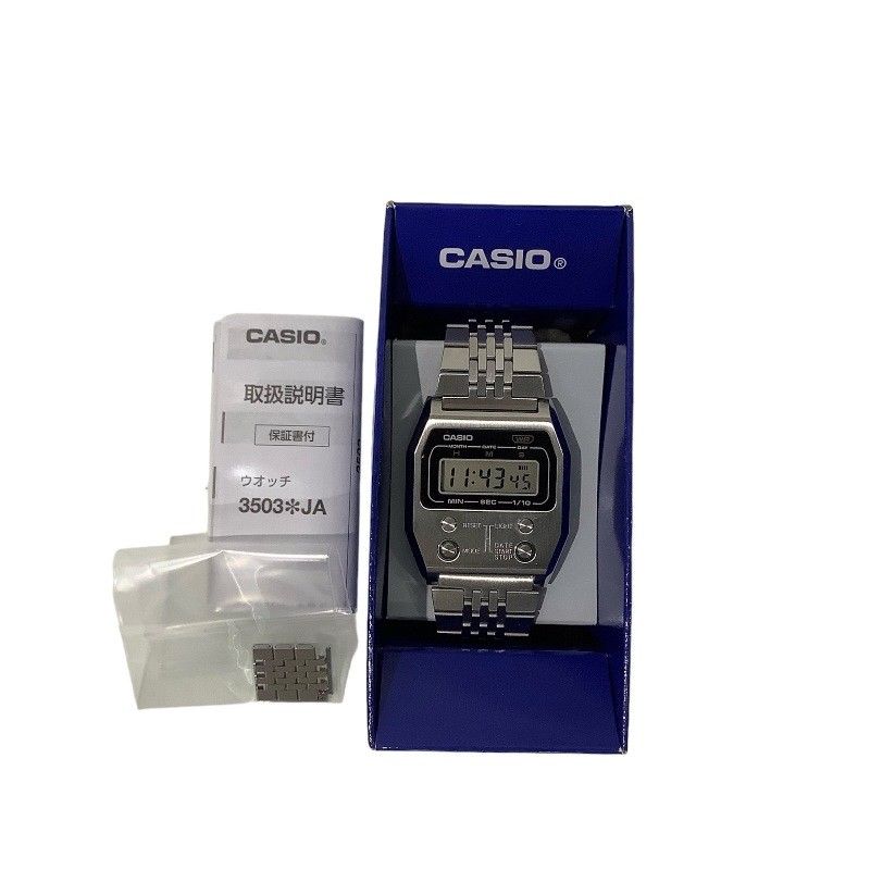 [新品]　CASIO　腕時計　復刻モデル　A1100D-1　電池新品交換 新品] CASIO 腕時計 復刻モデル A1100D-1 電池新品交換 新品