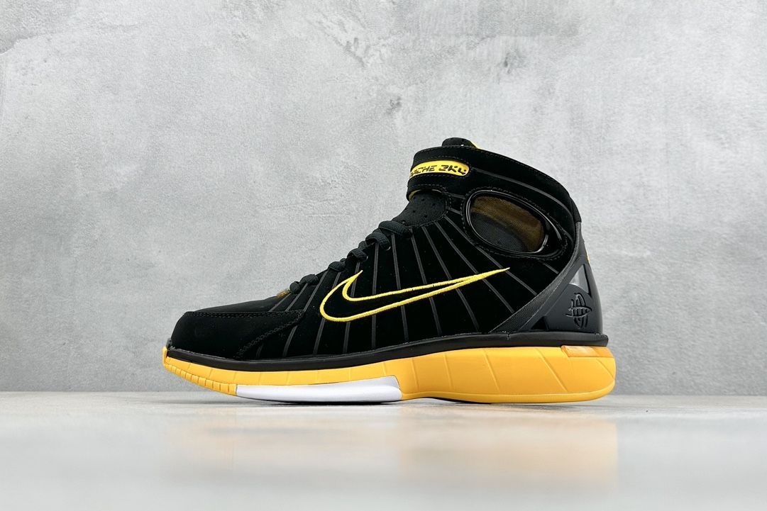 値下げします 新品  Nike Air Zoom Huarache 2K4 Black Varsity Maize 308475-003