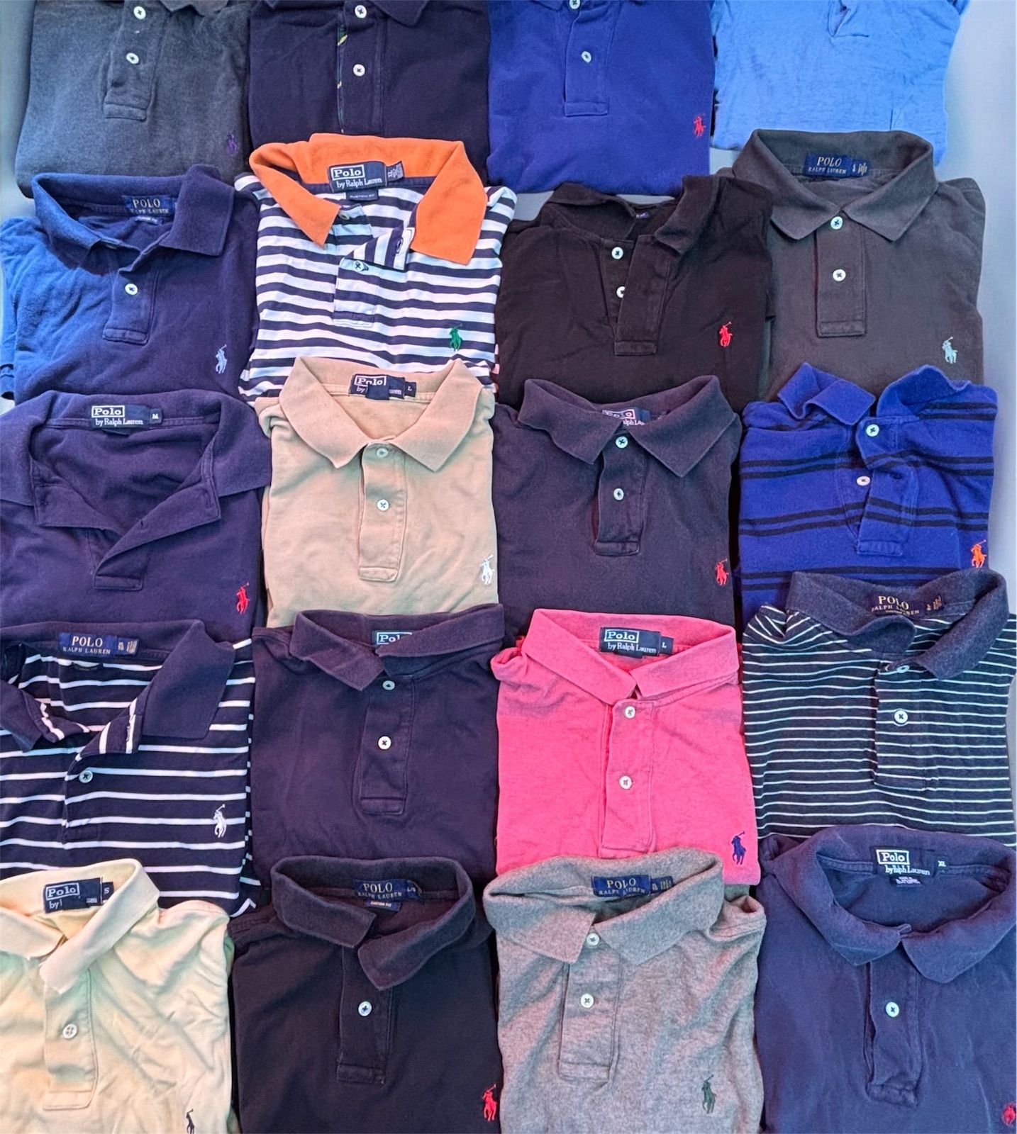 在庫限り フォロークーポン? POLO RalphLauren ポロシャツ おまとめ 10枚 アメリカ US まとめ売り 仕入れ 卸 古着屋 BIG 7014ST