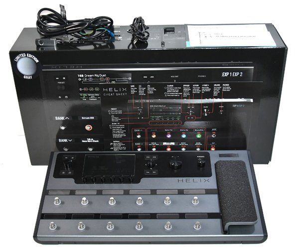 元 LINE6 ライン6 HELIX FLOOR Limited Edition Gray マルチエフェクター