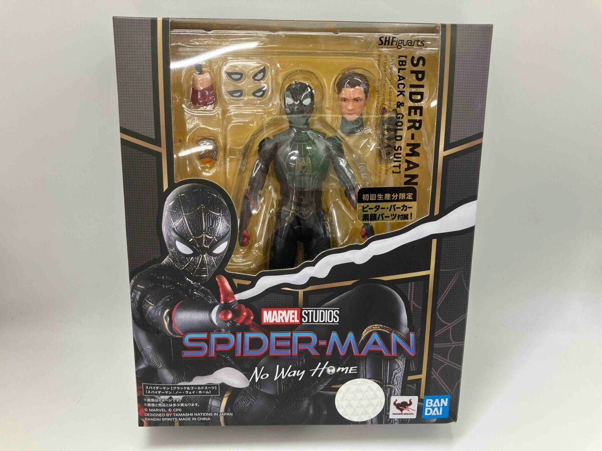 特典付】S.H.Figuarts スパイダーマン ブラック&ゴールドスーツ