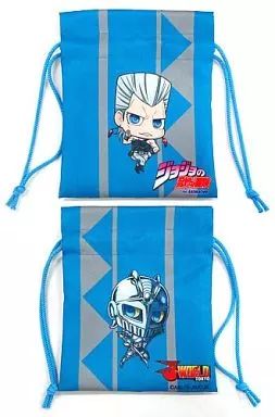 [Used] bag (character) Polnareff/silver Chariots purse “JoJo's Bizarre Adventure Stardust Crusaders in J-WORLD TOKYO” Jotaro's Star Platinum Bowling Prize