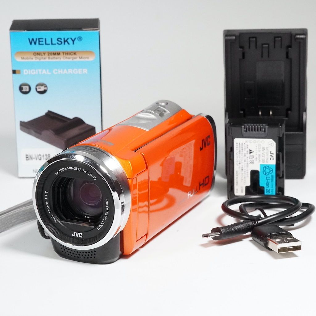 JVC GZ-E600 オレンジ JVC Victor Everio GZ-E600-D オレンジ デジタル