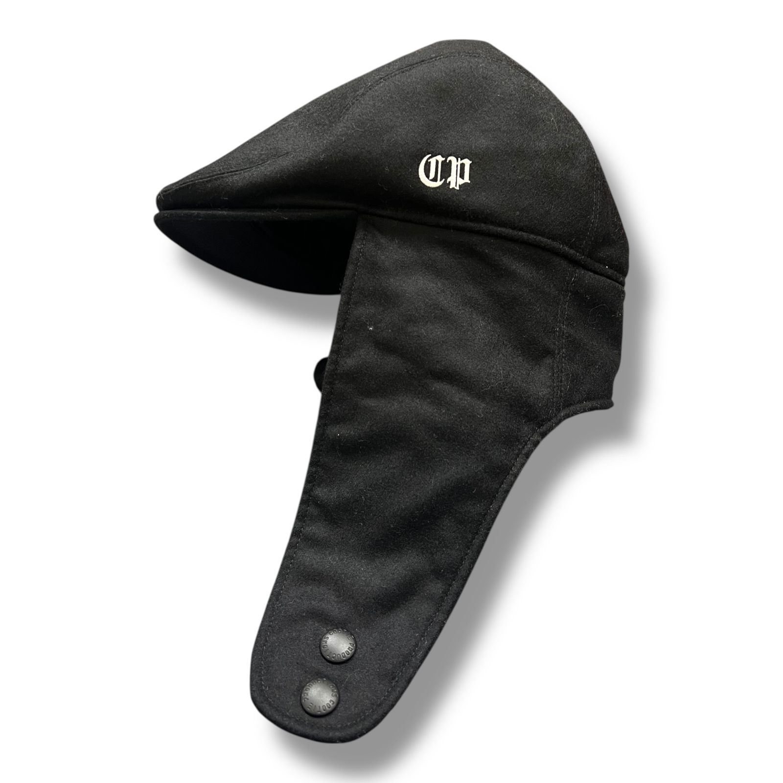 FAUX FUR TOPPER black eye patch KANGOL ファー HAT BLACK black eye