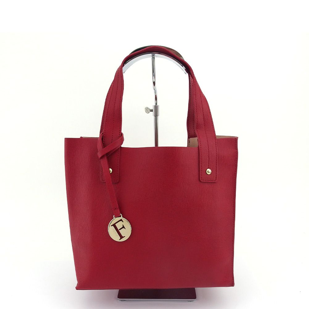 [美品] FURLA トートバッグ 希少カラー　チャーム付き shop-takashimaya7_tkh22b0205033