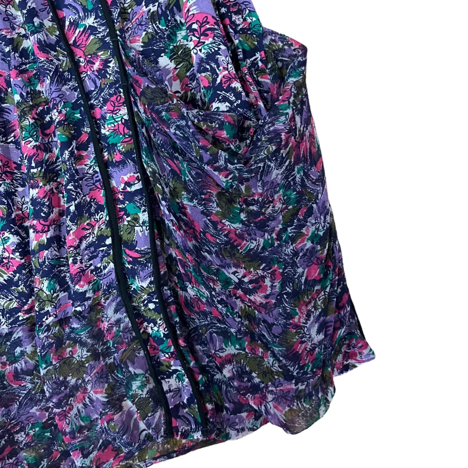 新品未使用タグ付き 90％オフ ズッカ ZUCCA 総柄プリーツスカート  