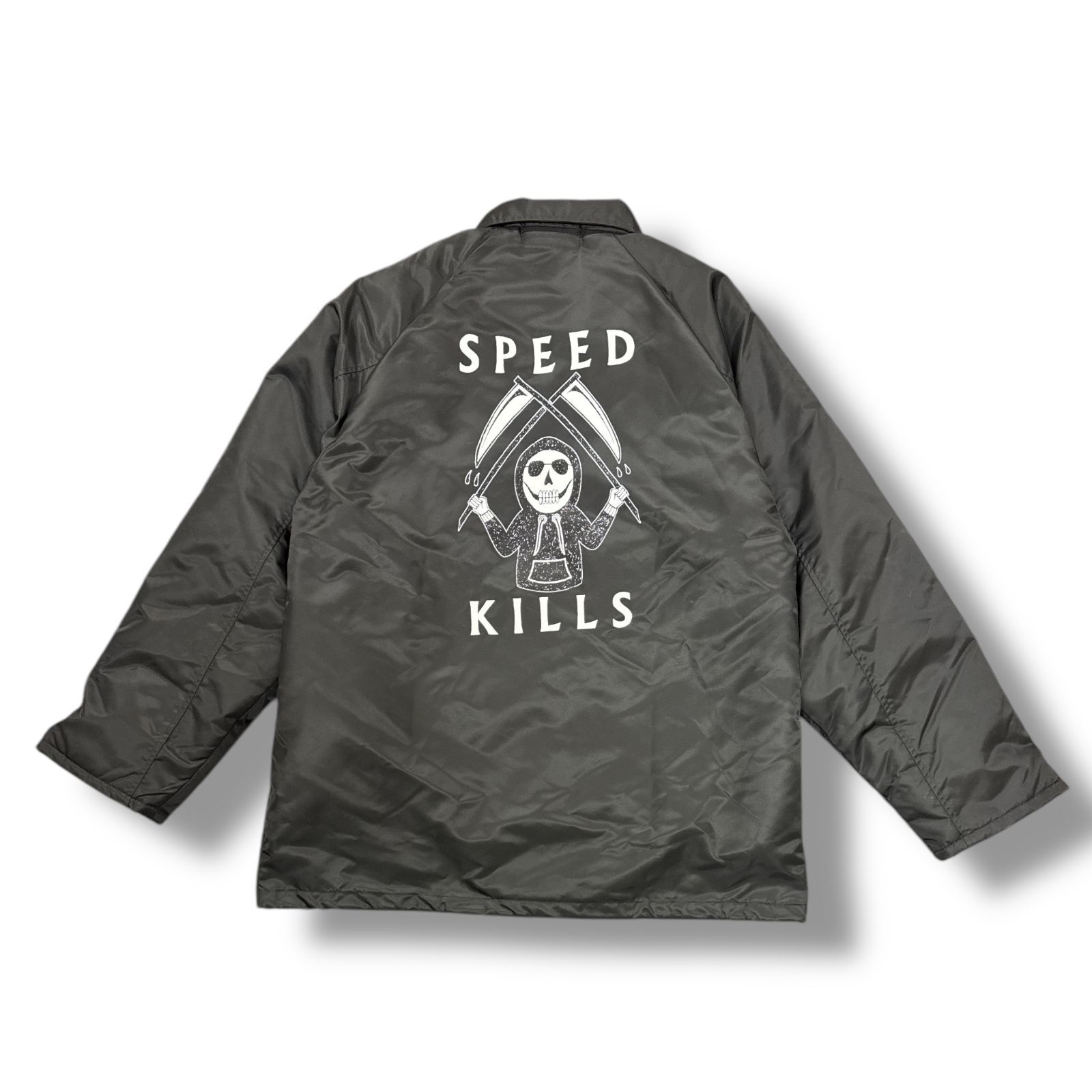 参考上代13200円 未使用品 NO BUDZ SPEED KILLS ボアコーチジャケット