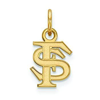 スターリングシルバーW / GP LogoArtフロリダ州状態大学XSペンダント