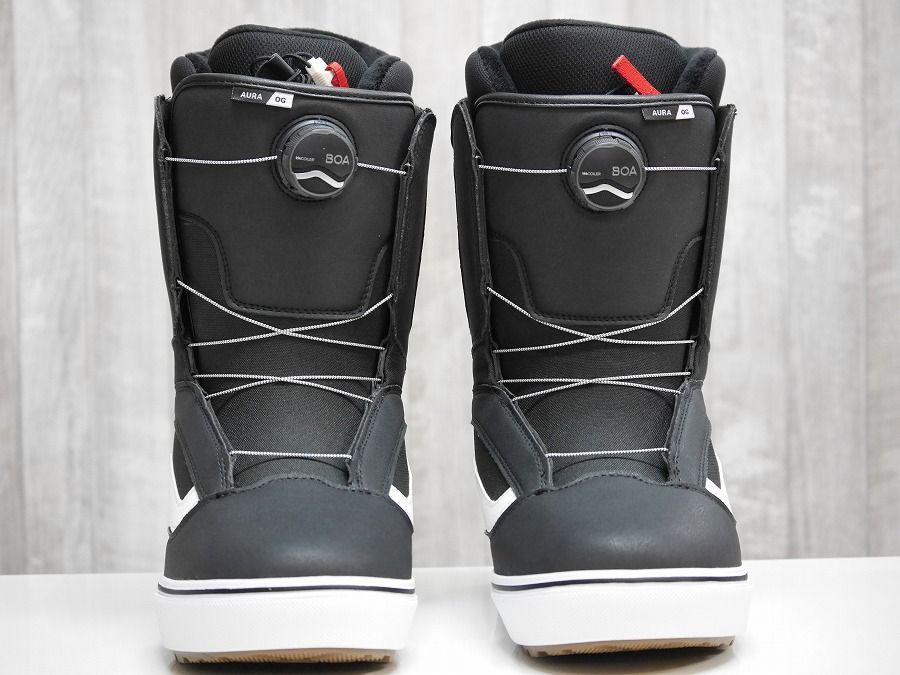 26 VANS AURA OG - 29.0 BLACK WHITE スノーボード ブーツ ボア