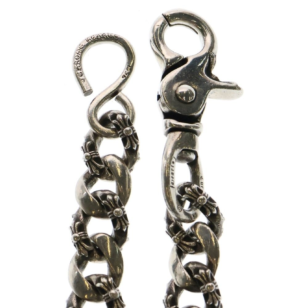クロムハーツ 1クリップ ファンシー ウォレットチェーン ショート インボイス付 Chrome Hearts ウォレットチェーン ファンシー 1クリップ クロムハーツ