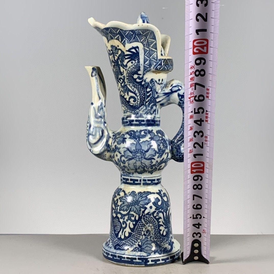 中国古美術 龍形ハンドル壺 クラック釉仕上げ 崇寧5年汴京官造 陶磁器 中国古美術 龍形ハンドル壺 クラック釉仕上げ 崇寧5年汴京官造