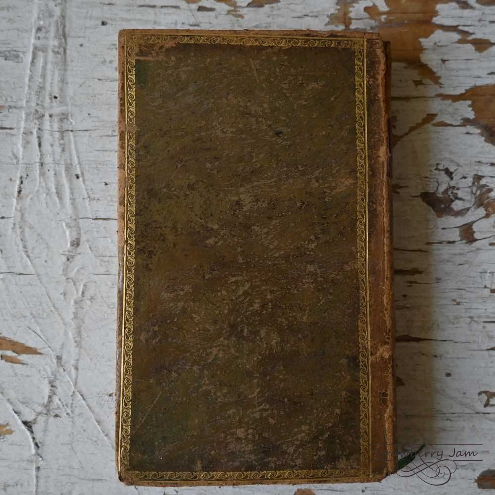 L3602-19 フランスアンティーク 1833年 洋書 古書 レザーブック