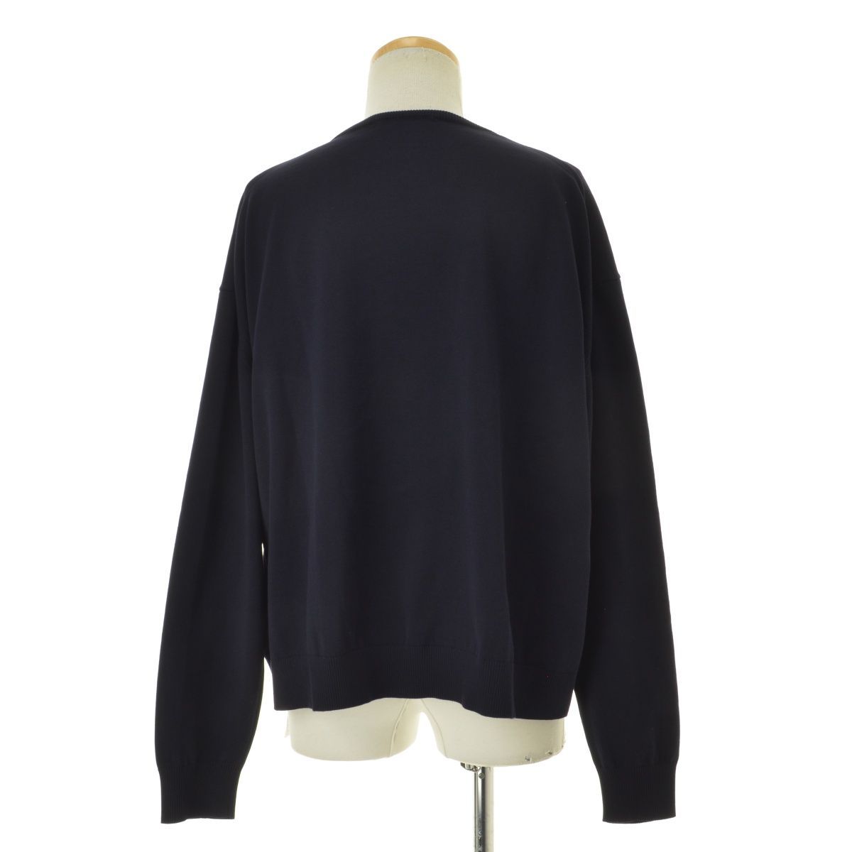 AURALEE】23SS A23SP02PD SUPER HIGH GAUGE COTTON KNIT P/O長袖ニット  