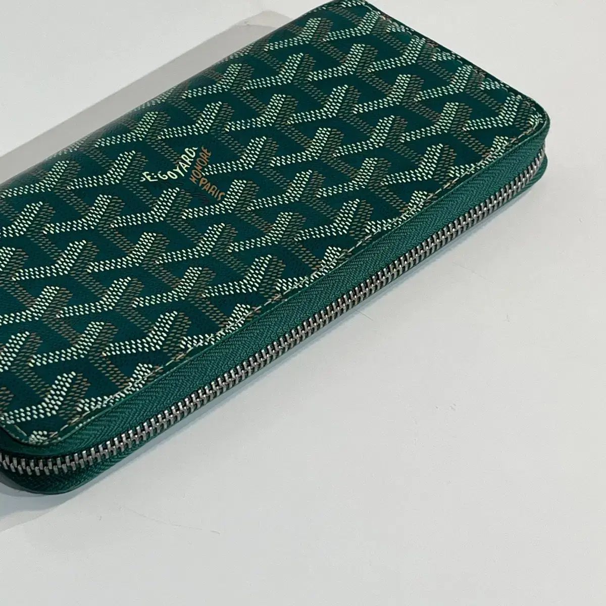 GOYARD ゴヤール　マティニョンGM グリーン GM サイズ Goyard(ゴヤール) マティニョン ラウンドファスナー