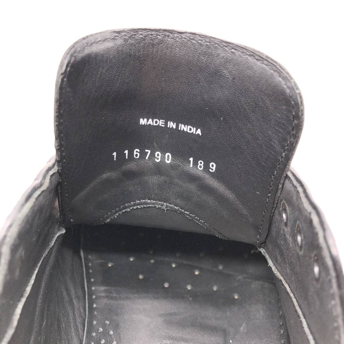 古着 コールハーン 編み込み ストレートチップシューズ 9 1 2 D メンズ27.5 cm相当 saa 013884