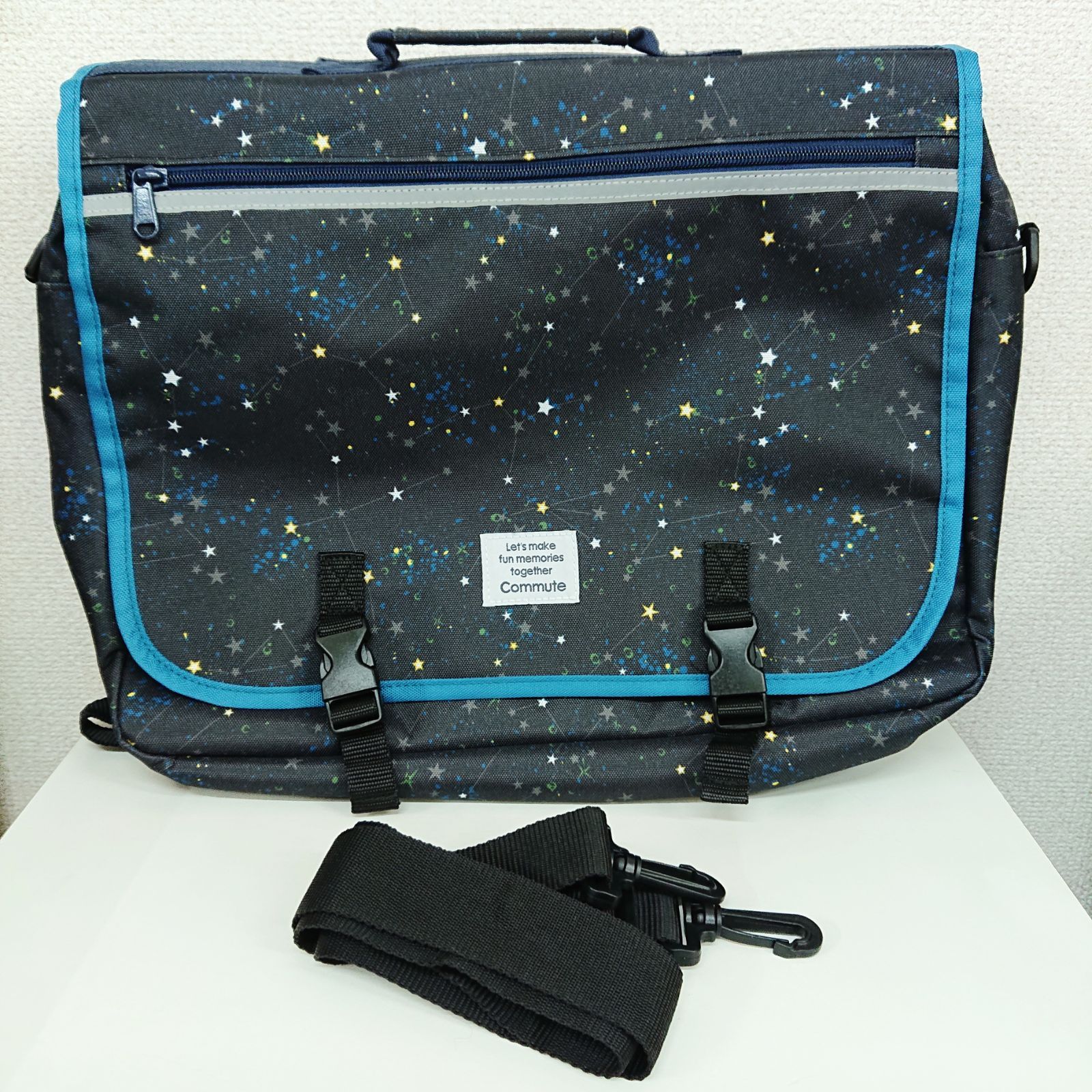 Let's Make Memories ネイビーバックパックコレクション - 新学期用グッズ - ランチボックス付きブックバッグ - スポーツデザイン 並行輸入品