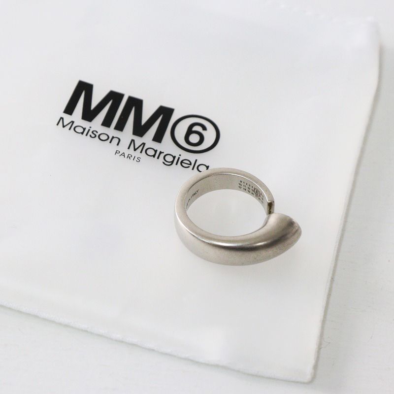 2025AW エムエムシックス メゾンマルジェラ MM6 Maison Margiela Butterfly オープンリング 3 11号 シルバー 925┃ 2400014573565