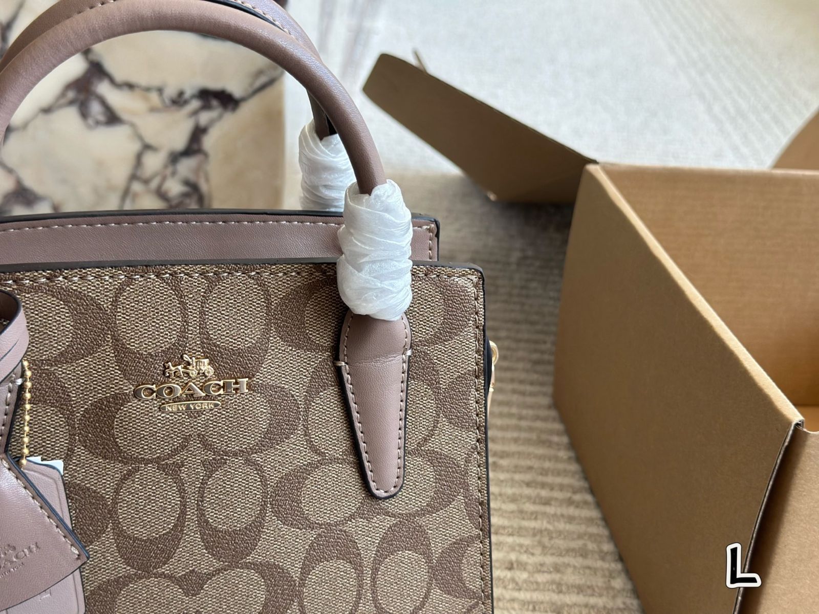 COACH アンドレア キャリーオール - 22×17cm クラシック