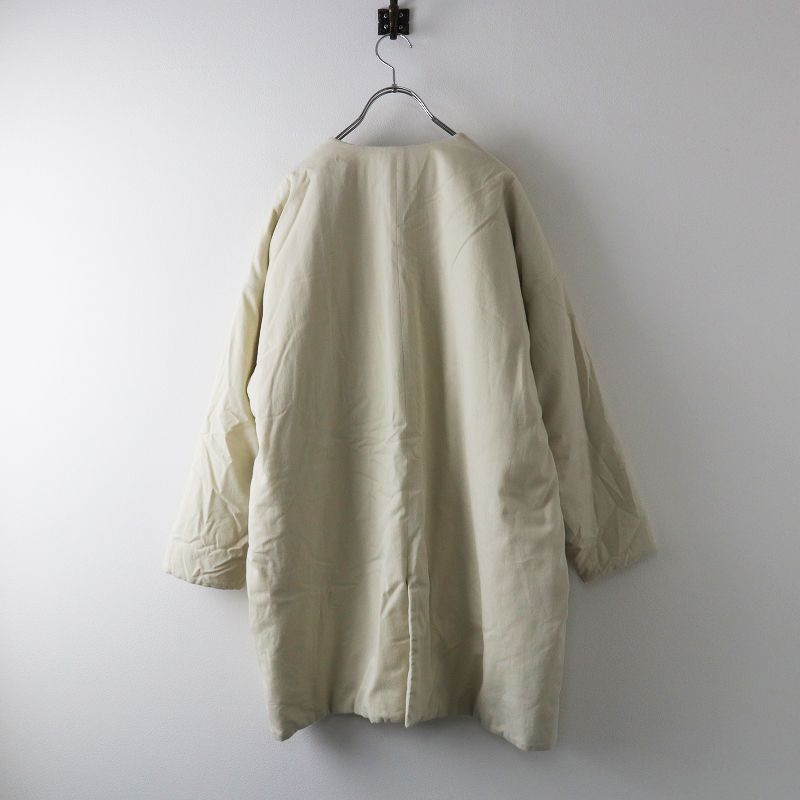 2021AW エヴァムエヴァ evam eva コットンノーカラーパディング