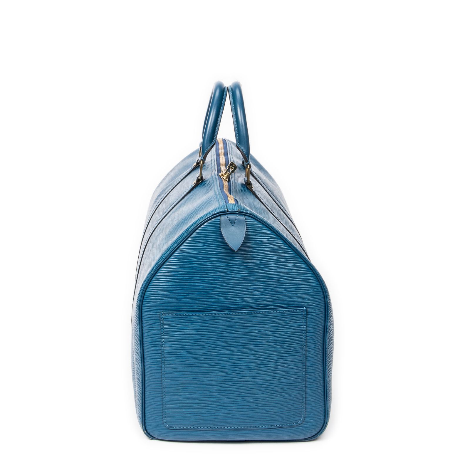 LOUIS VUITTON ルイ・ヴィトン キーポル45 エピ トレドブルー ボストン