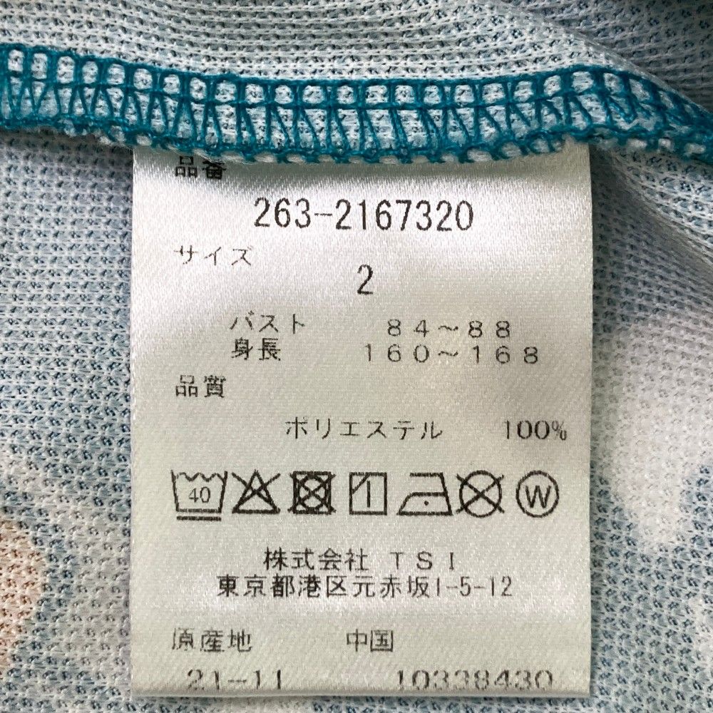 サイズ：2 JACK BUNNY ジャックバニー モックネック 半袖 T