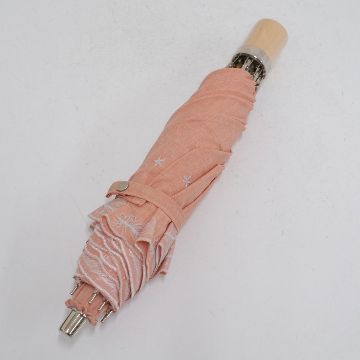 晴雨兼用雨傘 onouchi Kyoto 小野内商店 USED美品 hane pink×ice white  