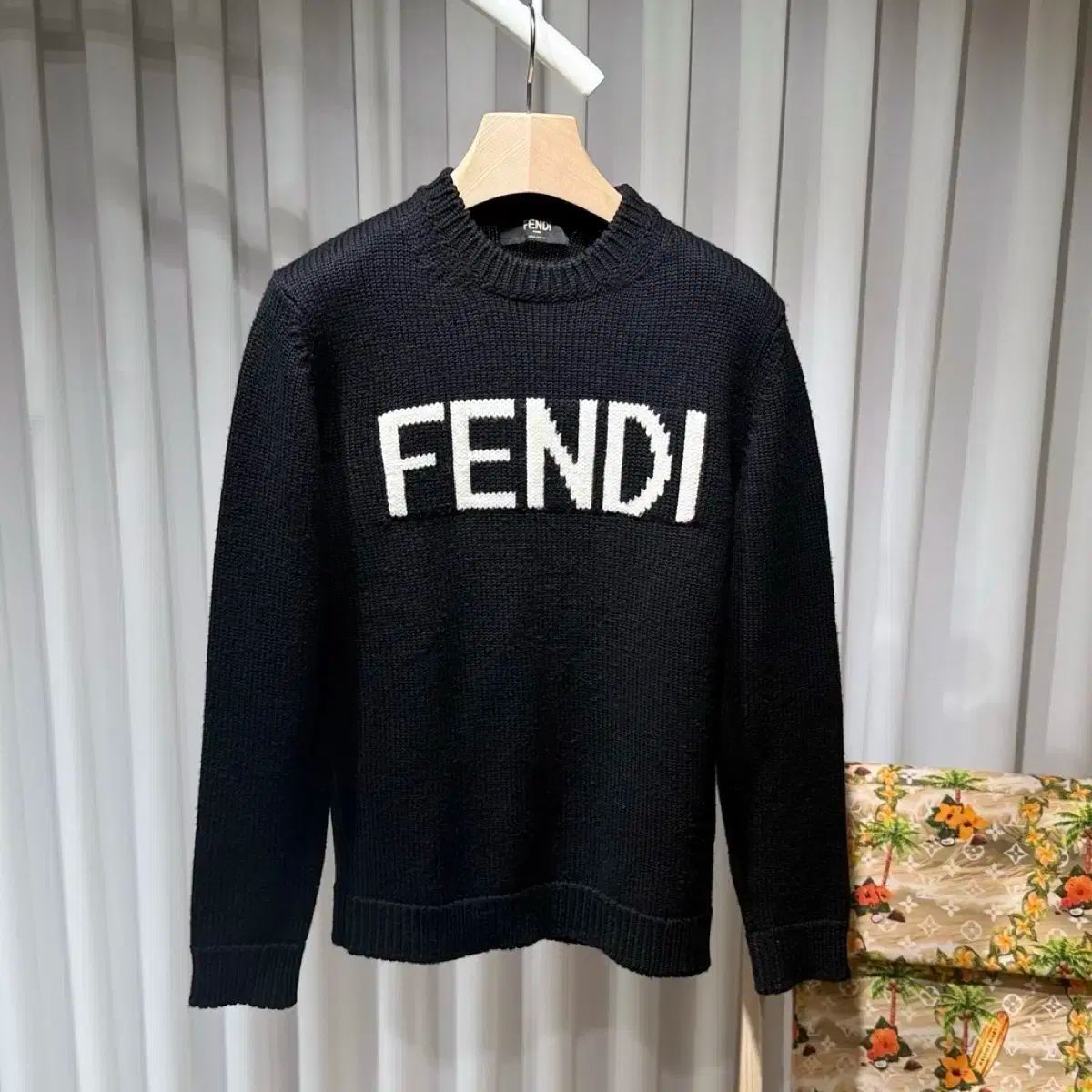 FENDI フェンディ インタルシア ニット セーター