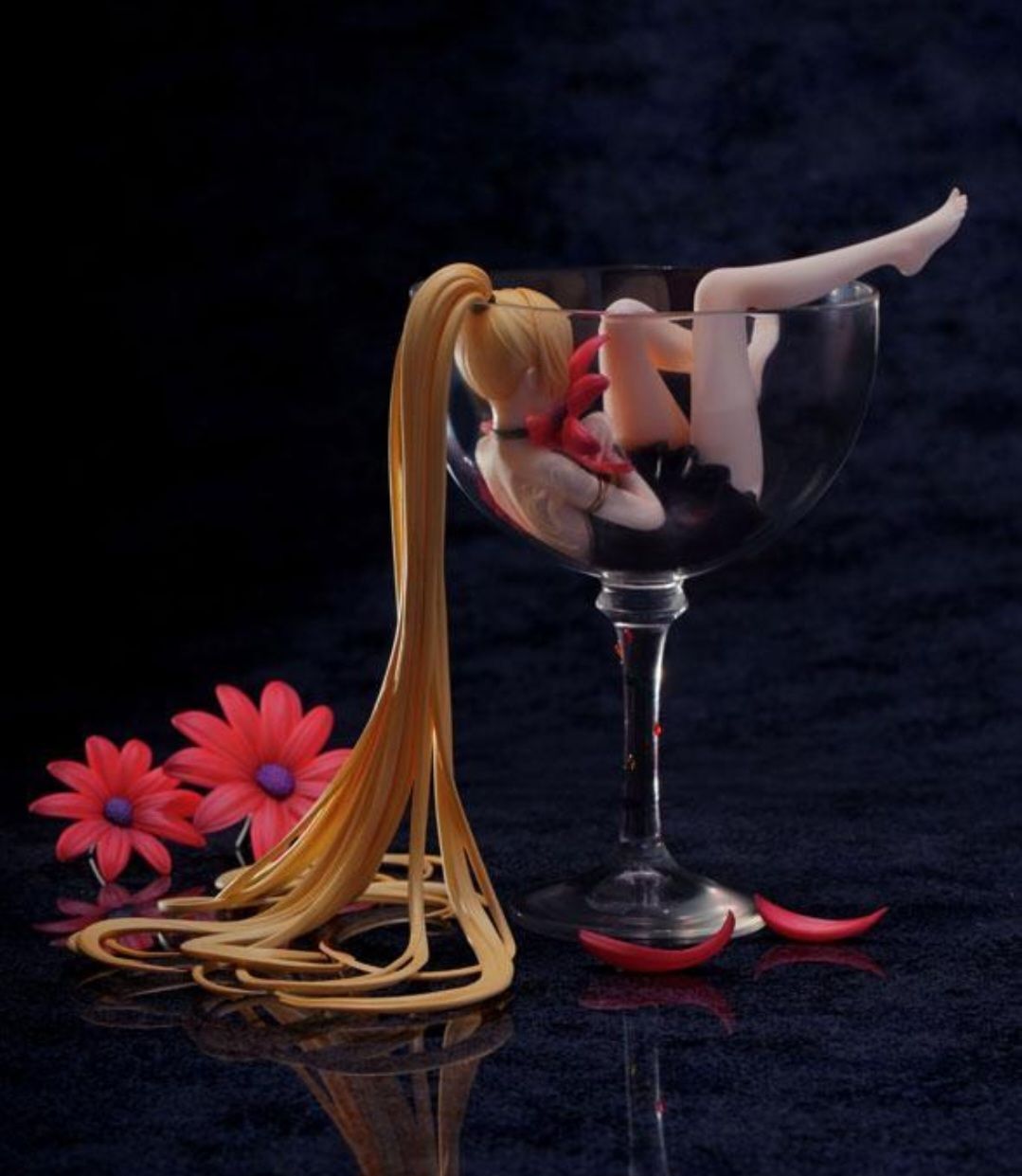 フィギュア Myethosミートス グラスの少女-Lily Wine 1/8