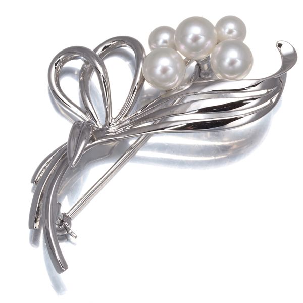 アンティーク 手描き 風景画 SILVER製 ブローチ Antique and Vintage