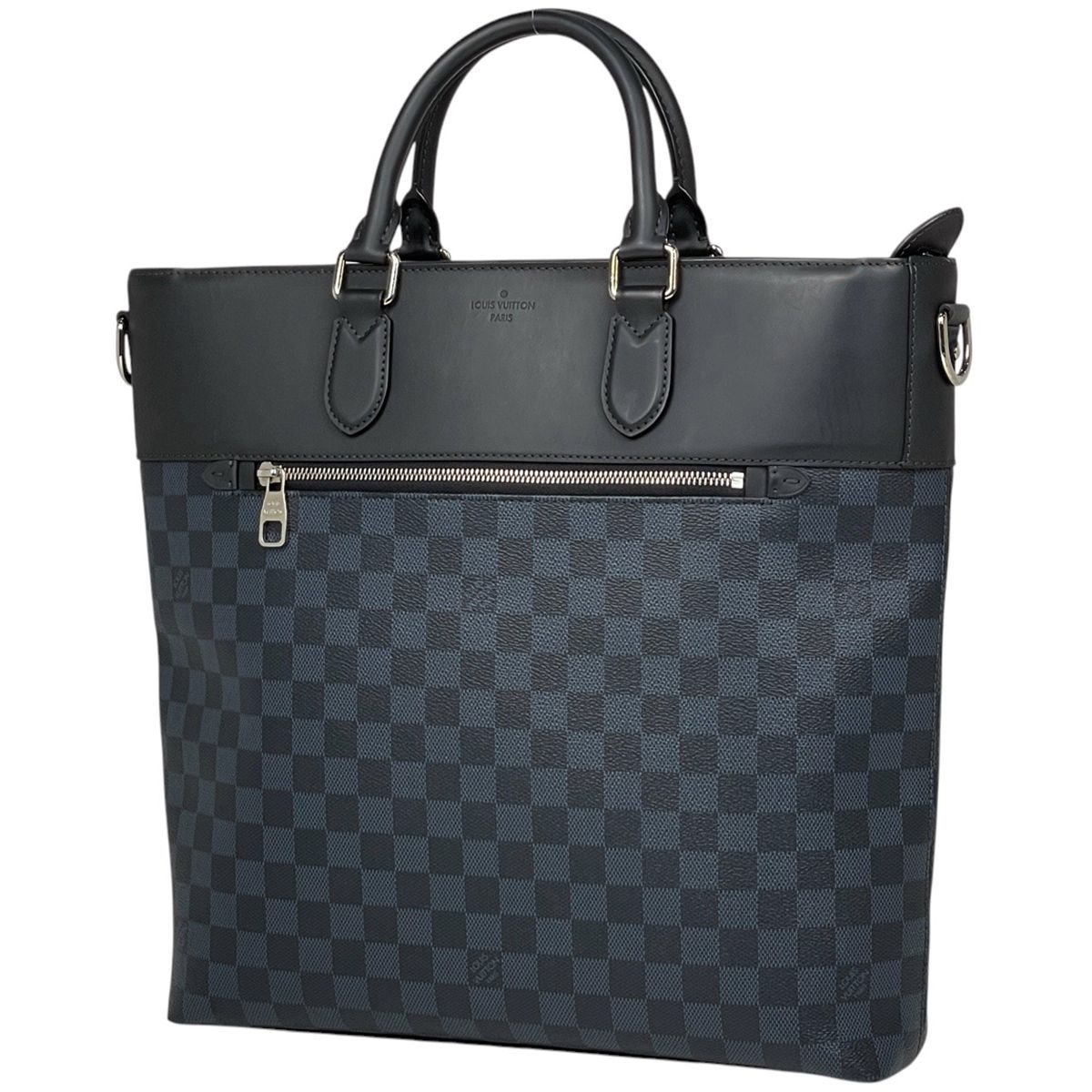 ルイ ヴィトン Louis Vuitton ニューポート トート 2WAY ショルダーバッグ トートバッグ ダミエコバルト ノワール ブラック ネイビー N41588 メンズ