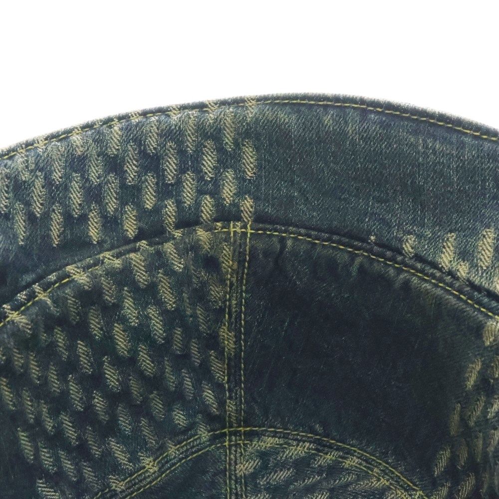 LOUIS VUITTON (ルイヴィトン) ×NIGO モノグラム デニムバケット