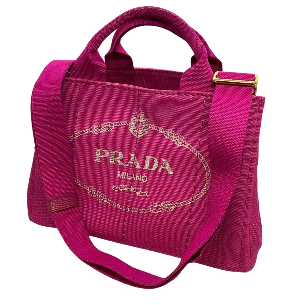 名作 PRADA プラダ カナパ 2way トートバッグ ショルダーバッグ バッグ