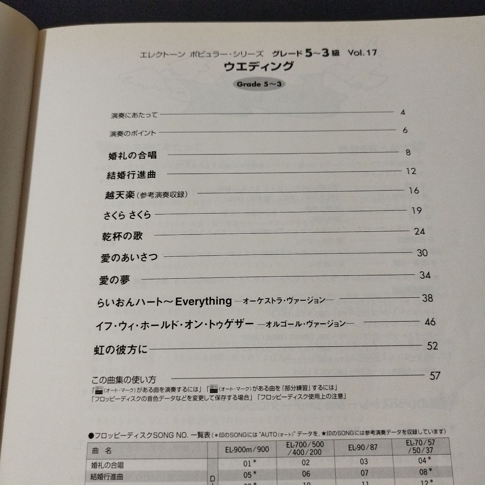 エレクトーン FD付き EL-900 他 ウェディング （グレード5-3