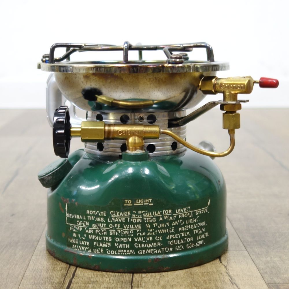 整備済 コールマン Coleman 502 シングルストーブ 77年 3月 ビン