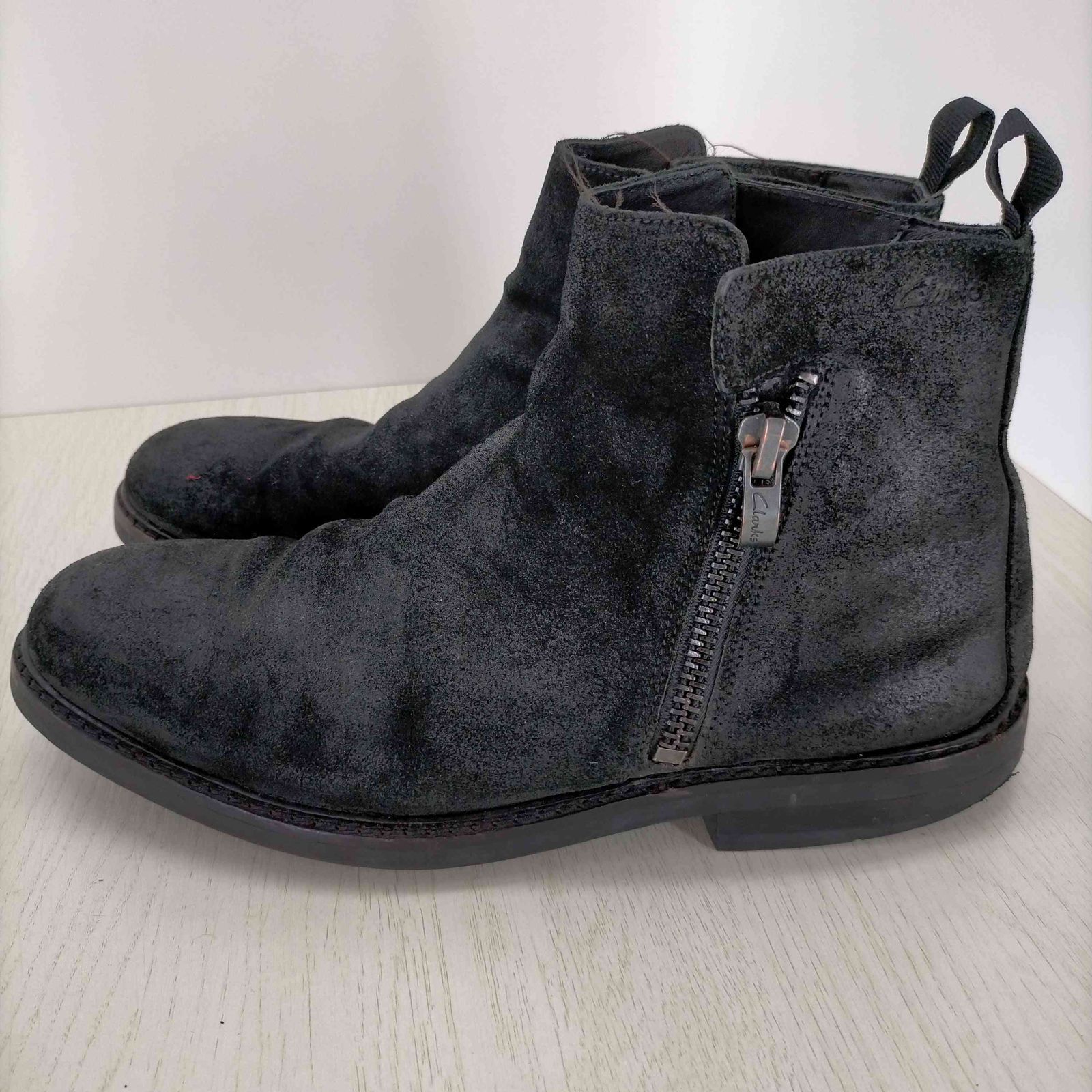 クラークス Clarks サイドジップブーツ メンズ 27 - メルカリShops