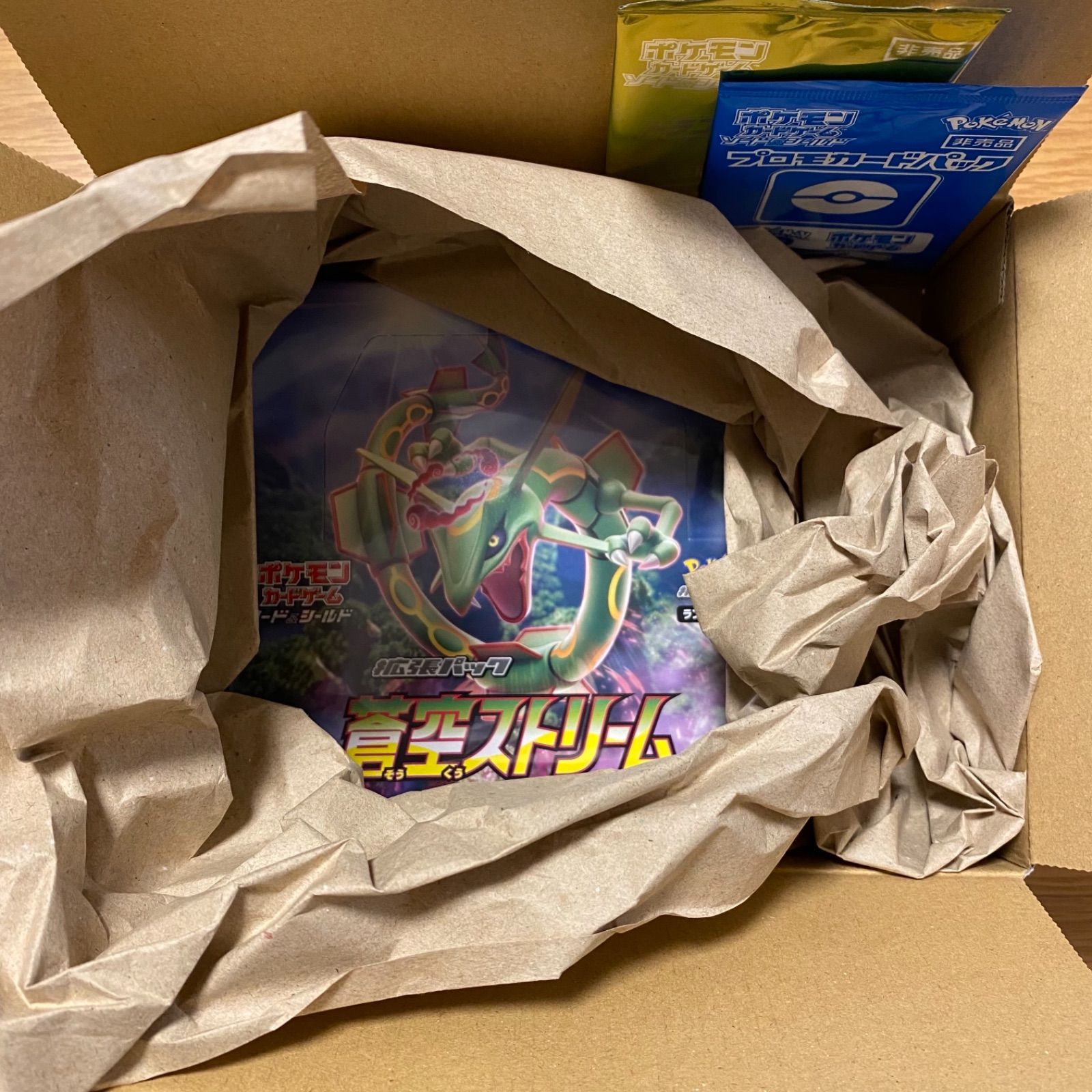 蒼空ストリーム 未開封box シュリンク付き プロモ付き ポケモンカード 蒼空ストリーム 未開封box シュリンク付き プロモ付き ポケモンカード