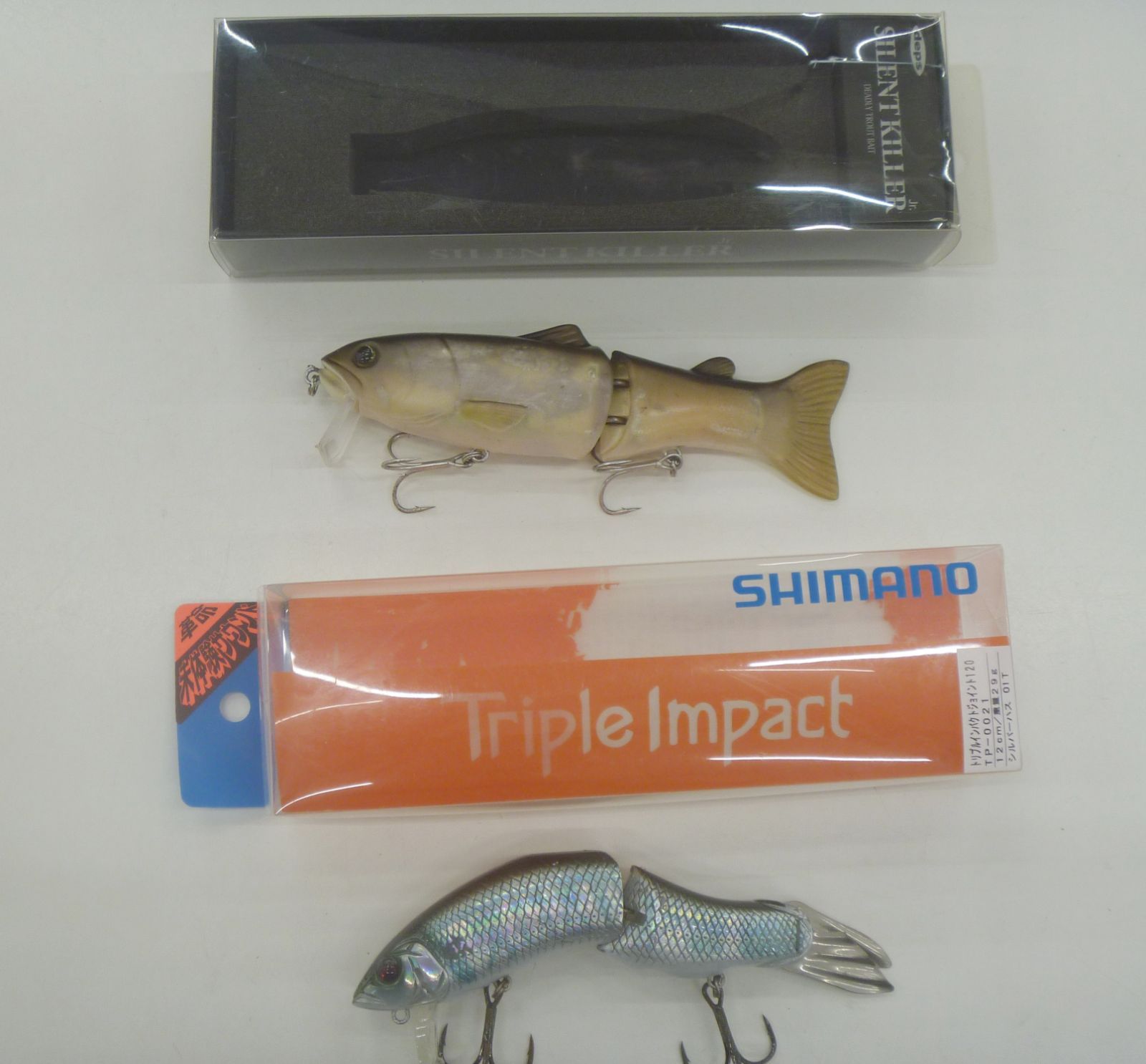 未使用 SHIMANO、deps ルアー2個セット シマノ トリプル