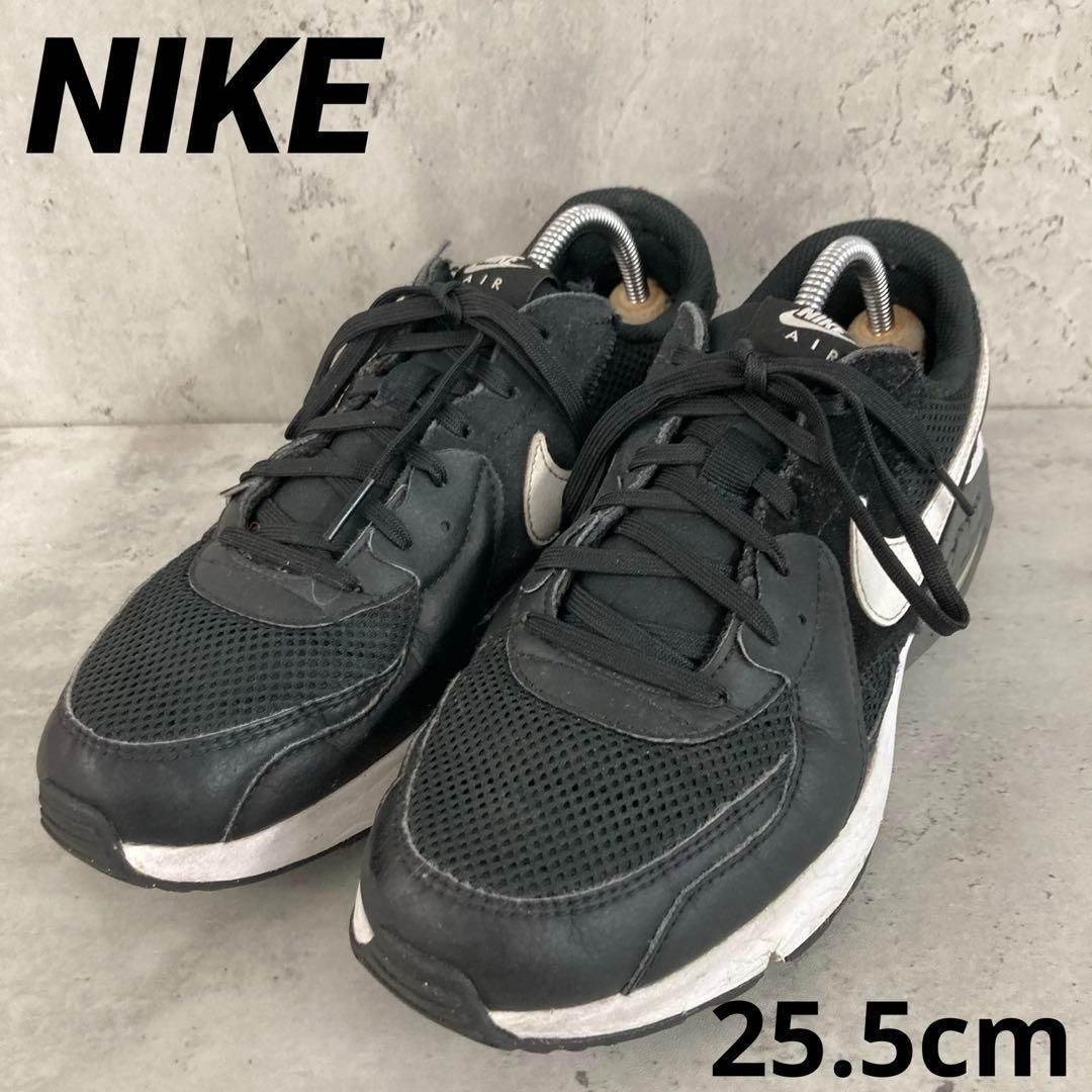 NIKEナイキ　エアーマックスAIR MAX EXCEEブラック　黒　25.5㎝ NIKE ナイキ AIR MAX EXCEE 25.5cm ブラック ☆ □□ - メルカリ