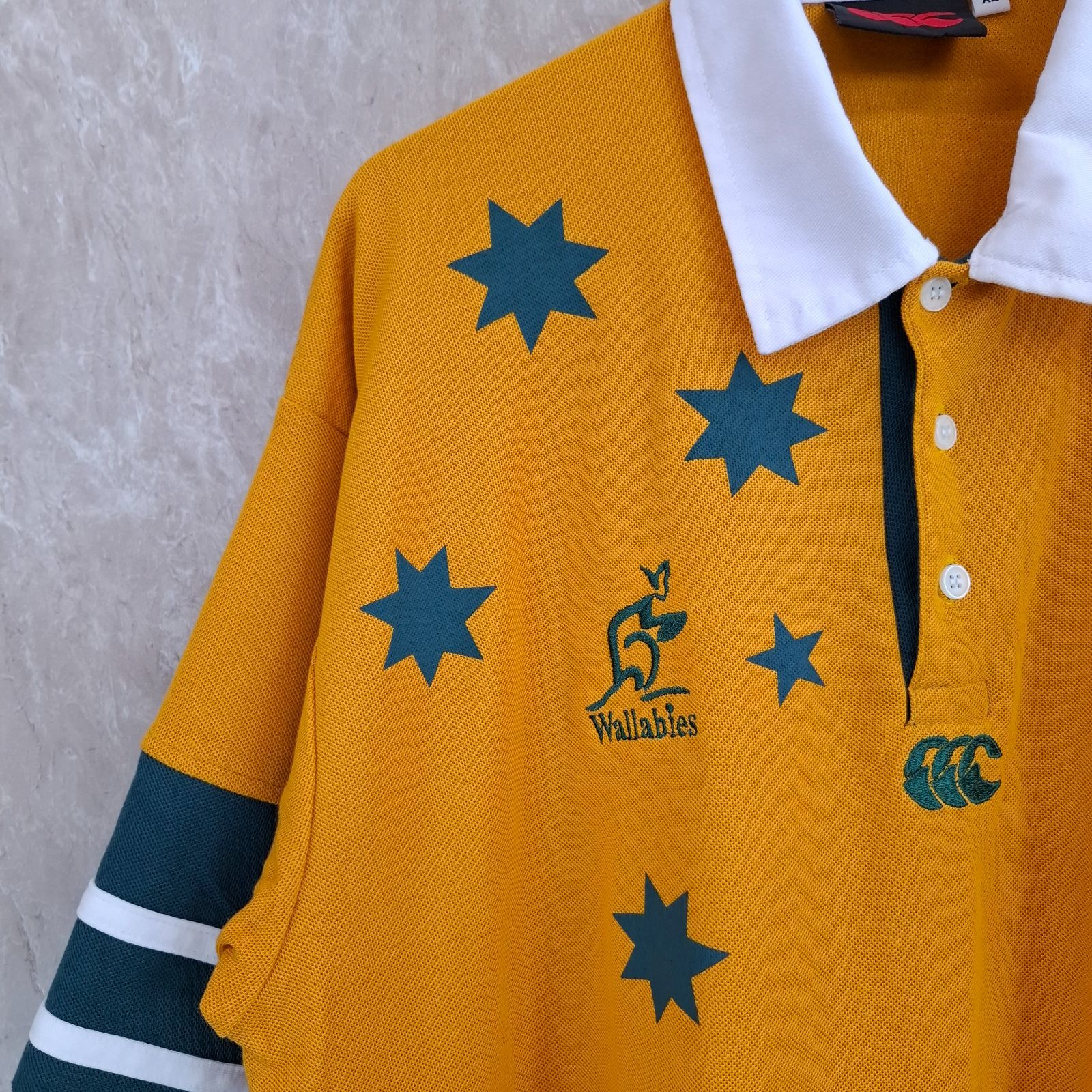 Wallabies ワラビーズ 薄手 ロゴ刺繍 ワッペン オーバーサイズ