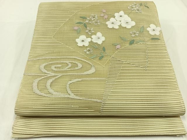 お月見です❣️ 【着物と帯 時流】SN25850◆正絹 八寸夏名古屋帯◆ お月見です❣️ 【着物と帯 時流】SN25850◇正絹 八寸夏名古屋