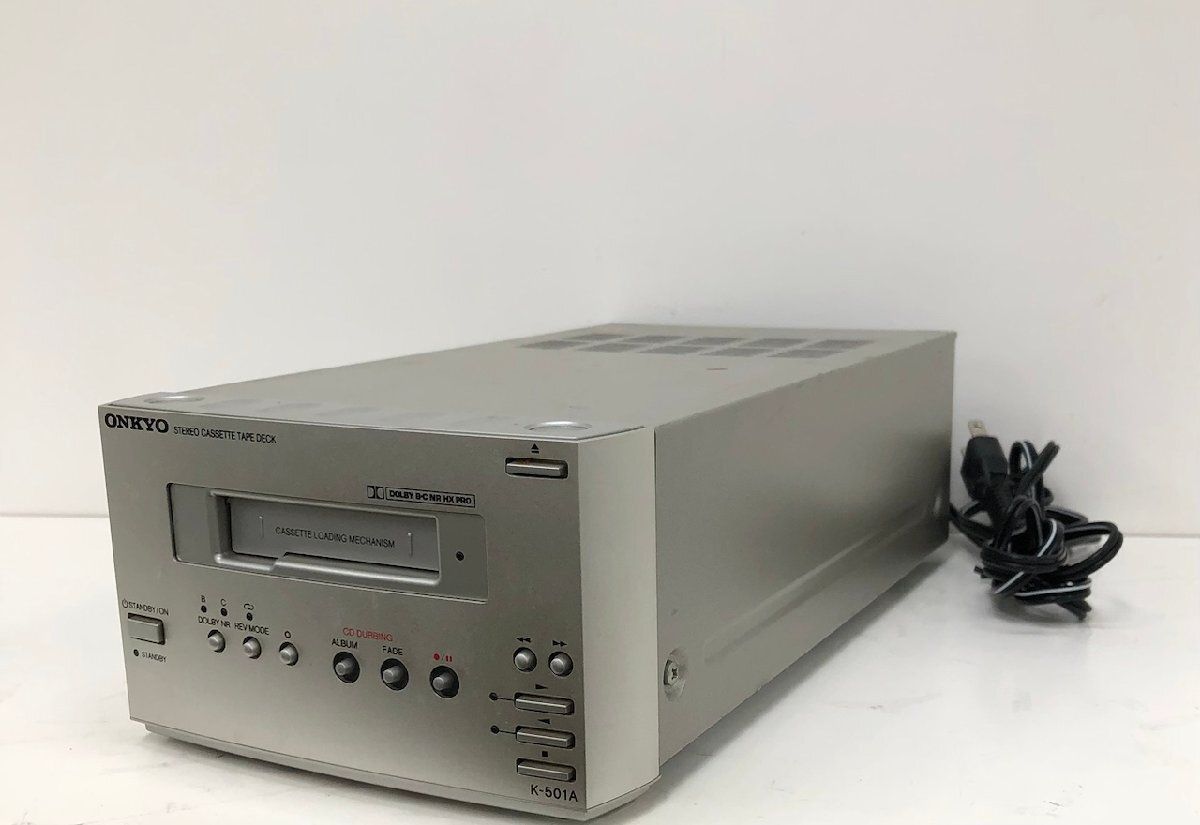 ONKYO オンキョー K-501A カセットデッキ ステレオカセット