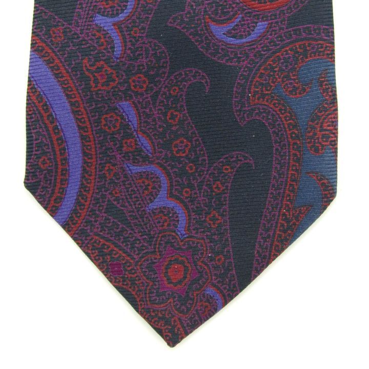 【最終値下げ】箱付きETROエトロネクタイ　パープルネクタイ 最終値下げ】箱付きETROエトロネクタイ パープルネクタイ ETRO/エトロ_