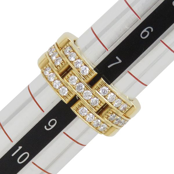 カルティエ Cartier リング 指輪 マイヨンパンテール 3連ハーフパヴェ