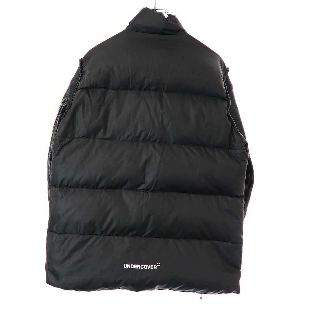 UNDER COVER アンダーカバー 17AW レザースリーブダウンジャケット 