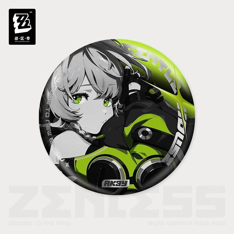 ゼンレスゾーンゼロ・公式 ゼンレス・ゼンゼロ・ZZZ 缶バッジ