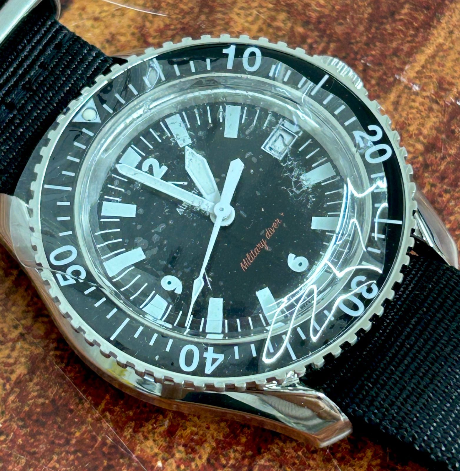 NAVAL MILITARY WATCH 自動巻きダイバー NAVAL MILITARY WATCH 自動巻きダイバー